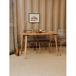 Karla, la table à manger en bois n°1019