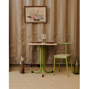 Denise, la table de bistro en métal n°55