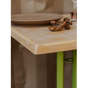 Denise, la table de bistro en métal n°55