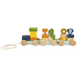 Train animaux en bois