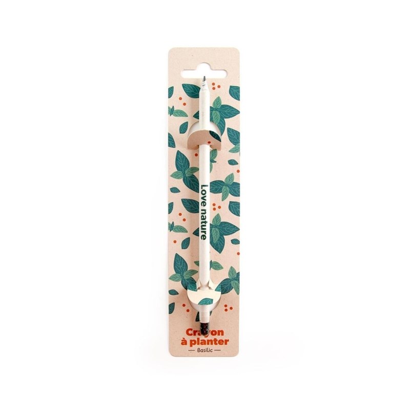 Crayon à planter avec graines - basilic