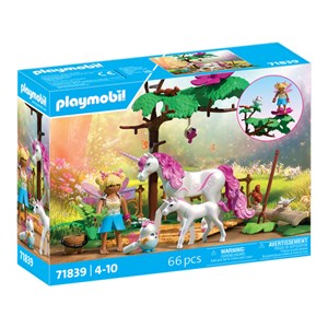 Ecurie licorne magique : maman & poulain