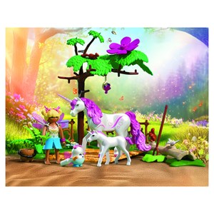 Ecurie licorne magique : maman & poulain