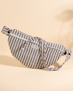 Sac banane à langer kimi black white