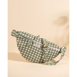 Sac banane à langer kimi vichy kaki