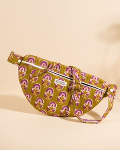 Sac banane à langer kimi kaki violet