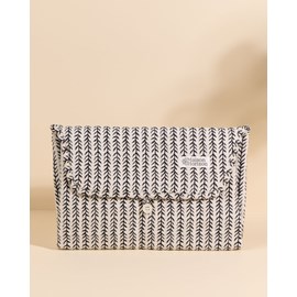 Matelas à langer de voyage wulan black white