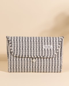 Matelas à langer de voyage wulan black white