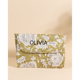 Matelas à langer de voyage wulan light kaki floral