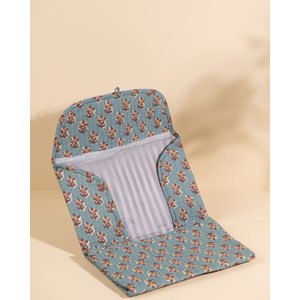 Matelas à langer de voyage wulan lys bleu jean