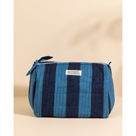 Trousse de toilette banita rayures ultra bleu