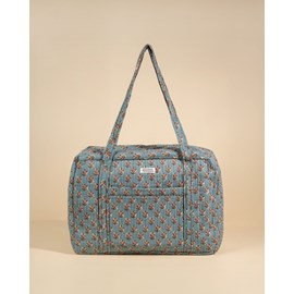 Sac week-end ou à langer lola lys bleu jean