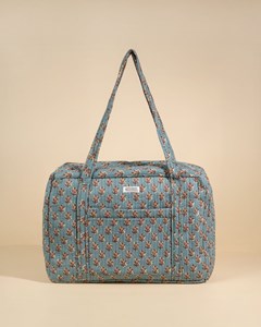 Sac week-end ou à langer lola lys bleu jean