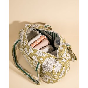 Sac à langer ou de journée sunee light kaki floral