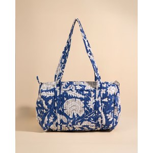 Sac à langer ou de journée sunee bleu impérial floral