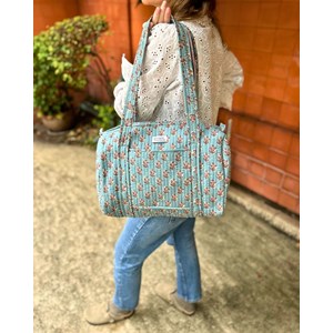 Sac à langer ou de journée sunee lys bleu jean