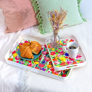 Plateau de service  multicolore