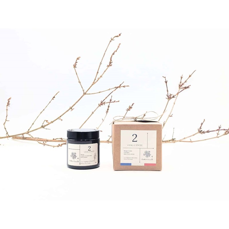 Bougie apothicaire 100g vanille épicée 2