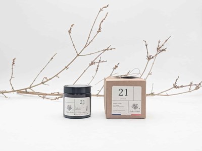 Bougie apothicaire 100g cassis 21