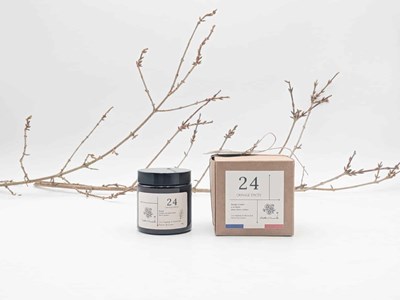 Bougie apothicaire 100g orange épicée 24