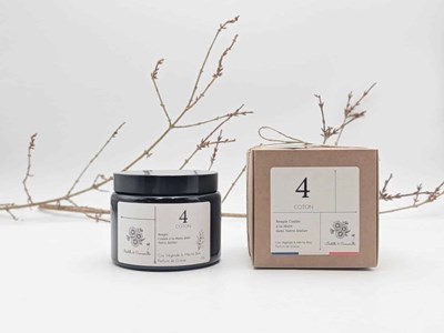 Bougie apothicaire 470g coton 4