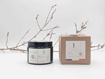 Bougie apothicaire 470g violette 1