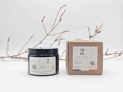 Bougie apothicaire 470g vanille épicée 2