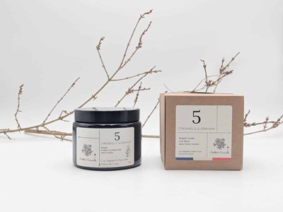 Bougie apothicaire 470g citronnelle géranium 5
