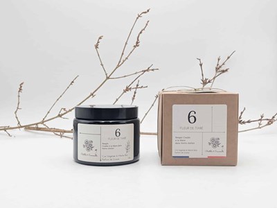 Bougie apothicaire 470g fleur de tiaré 6