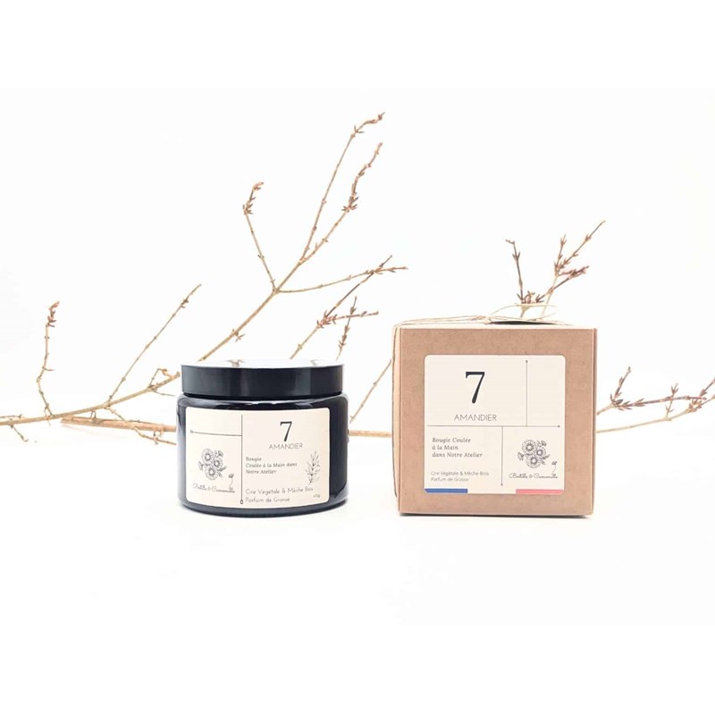 Bougie apothicaire 470g amandier 7