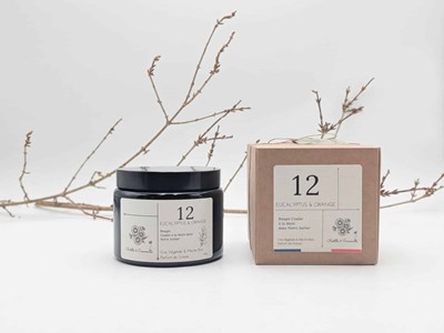 Bougie apothicaire 470g eucalyptus orange 12