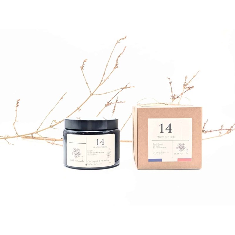 Bougie apothicaire 470g fruits des bois 14