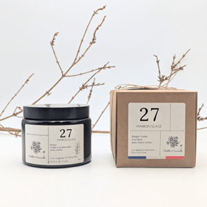 Bougie apothicaire 470g marron glacé 27