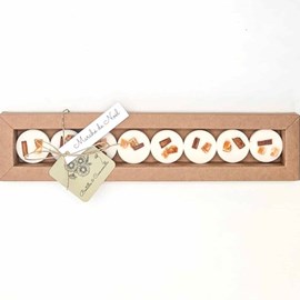 Boîte de 8 fondants parfumés marché de noël 25