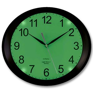 Horloge fishtec luminescente - détecteur d'obscurité