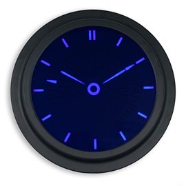 Horloge murale digitale led 35,5 cm - éclairage bleu moderne et silencieux