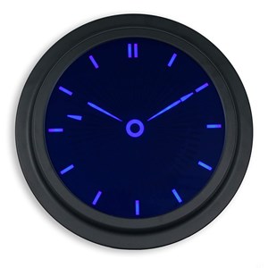Horloge murale digitale led 35,5 cm - éclairage bleu moderne et silencieux
