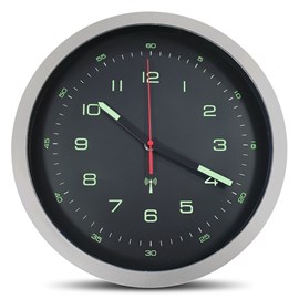 Horloge murale style compteur phosphorescente