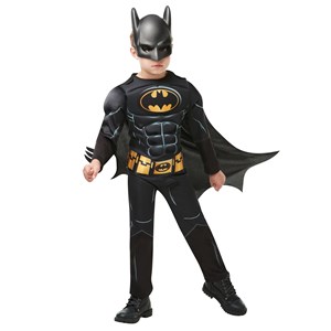 Déguisement batman avec muscles 3-4 ans