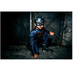 Déguisement batman avec muscles 3-4 ans