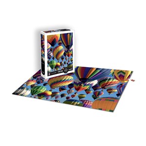 Puzzle 1000 pieces - montgolfières