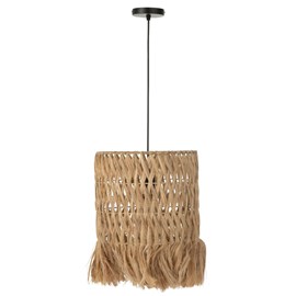 Lampe fibres naturelles naturel h.40cm