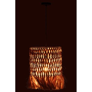 Lampe fibres naturelles naturel h.40cm
