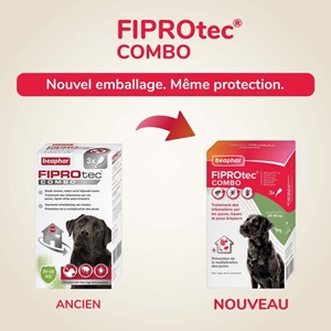 Fiprotec combo chien m (10-20 kg) - beaphar
