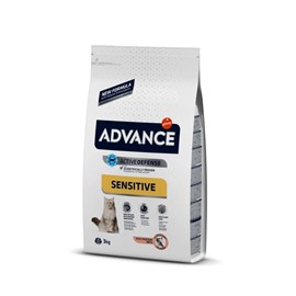 Croquettes chat adult sensitive saumon riz - advance
