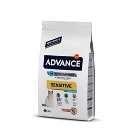 Croquettes chat adulte sensitive sterilized saumon - advance