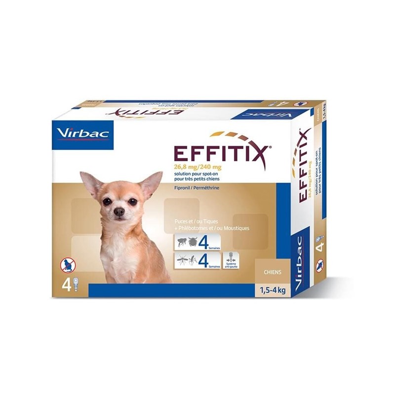 Effitix chien (1,5-4 kg) - virbac