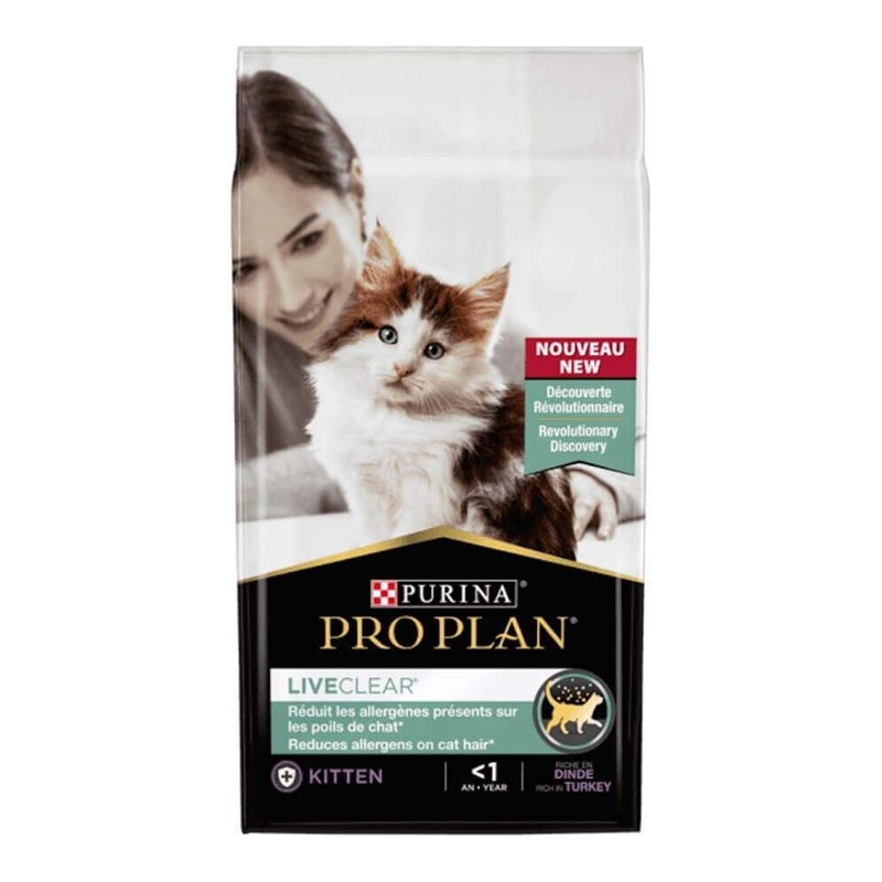 Proplan - Croquettes chat liveclear kitten dinde - purina proplan