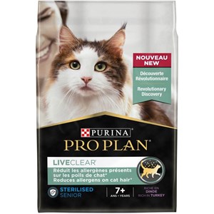 Croquettes chat sterilised adult senior 7+ avec longevis dinde - purina proplan