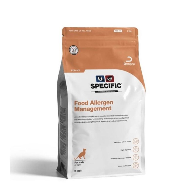 Dechra - Croquettes chat fdd-hy food allergy management - specific